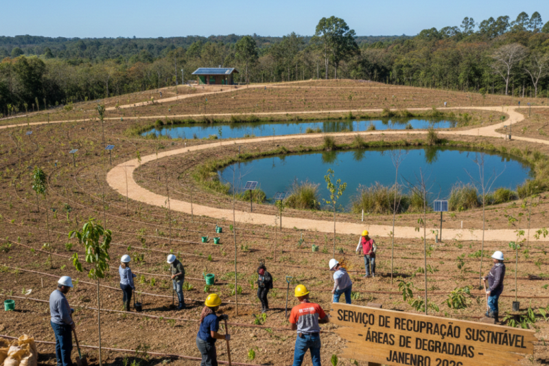 Recuperação Sustentável:O Guia Prático para Renovar Áreas Degradadas em Ecossistemas Saudáveis